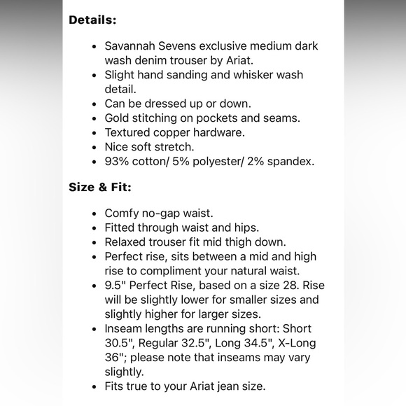 The Tate Perfect Rise Trouser Jeans - Picture 8 of 8